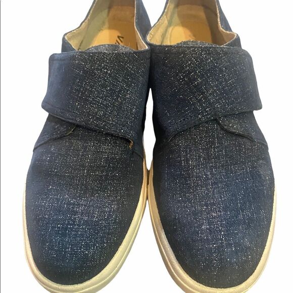 Vaneli Sport Women’s Slip On Sneakers Blue Shoe Hook & Loop Closure Size 7 N - Picture 9 of 16